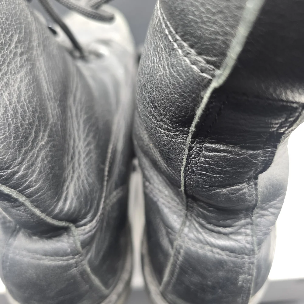 Wolverine Black Leather Combat‎ Boots